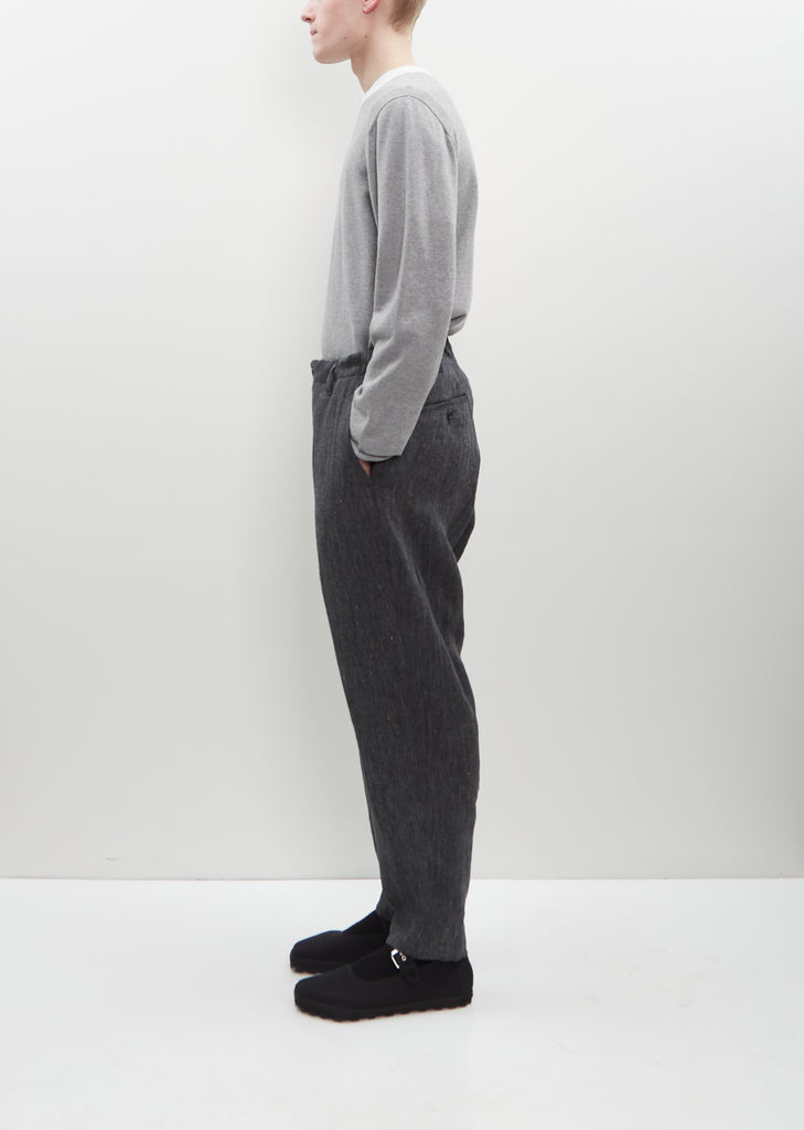 Linen Flat Front Trouser