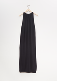 Silk Cashmere Long Drape Dress