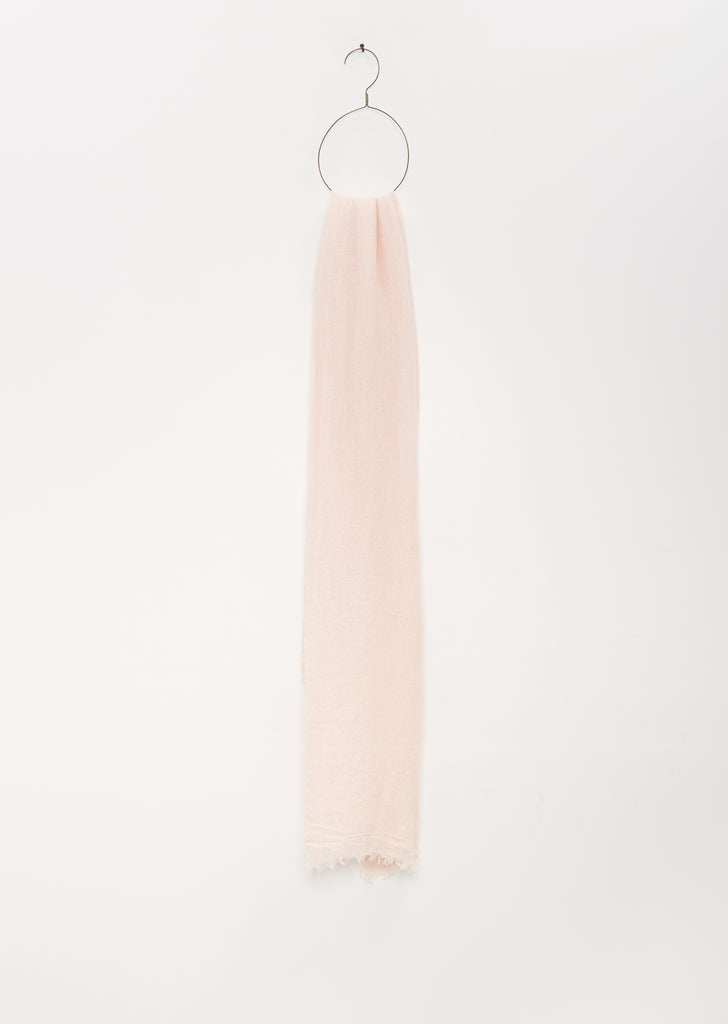 Cashmere Medium Woven Scarf — Light Pink