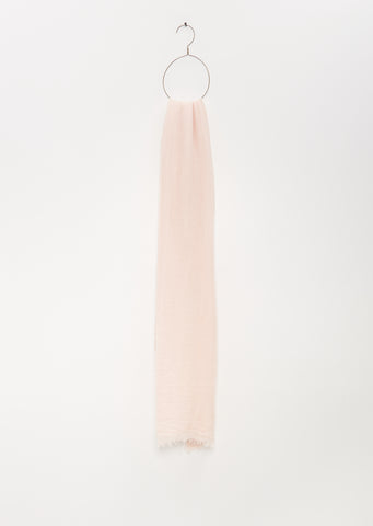 Cashmere Medium Woven Scarf — Light Pink