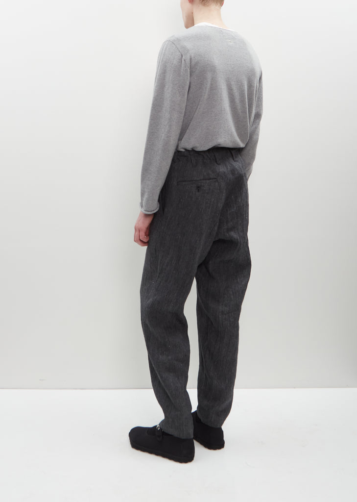 Linen Flat Front Trouser