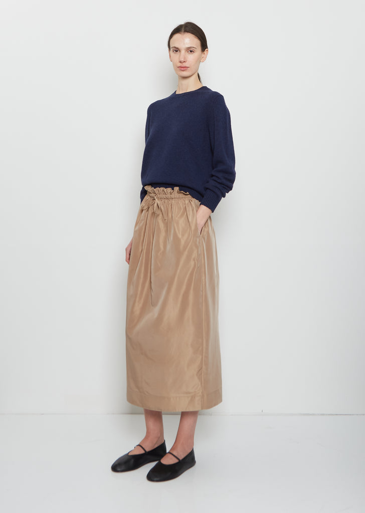 Gathered Waist Tulip Skirt