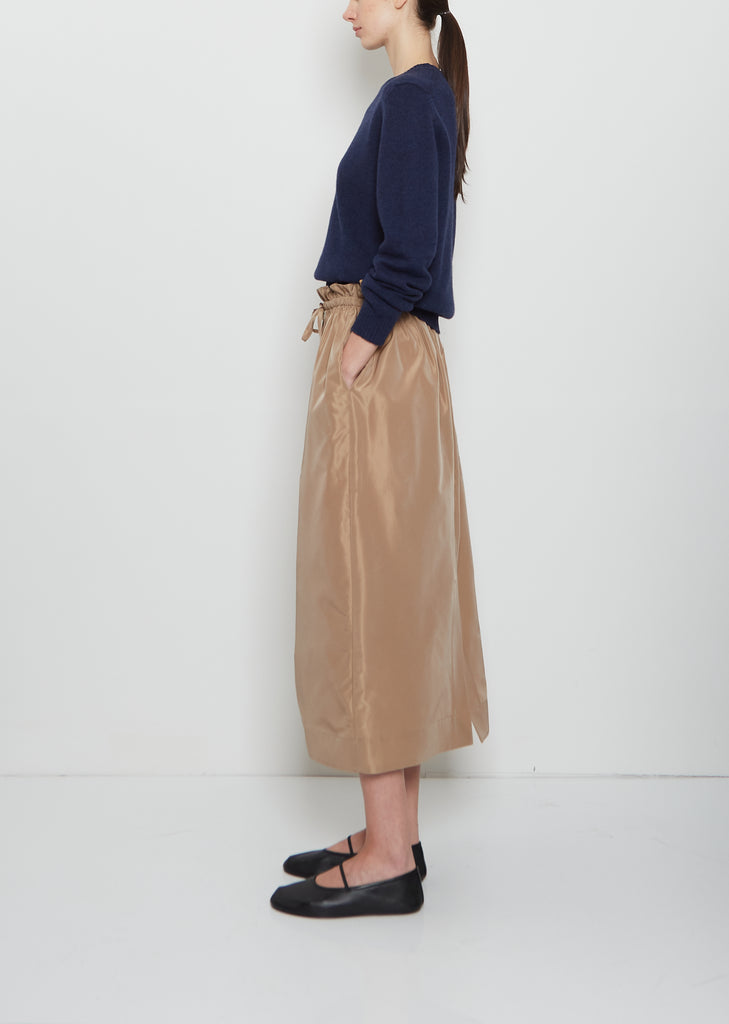Gathered Waist Tulip Skirt