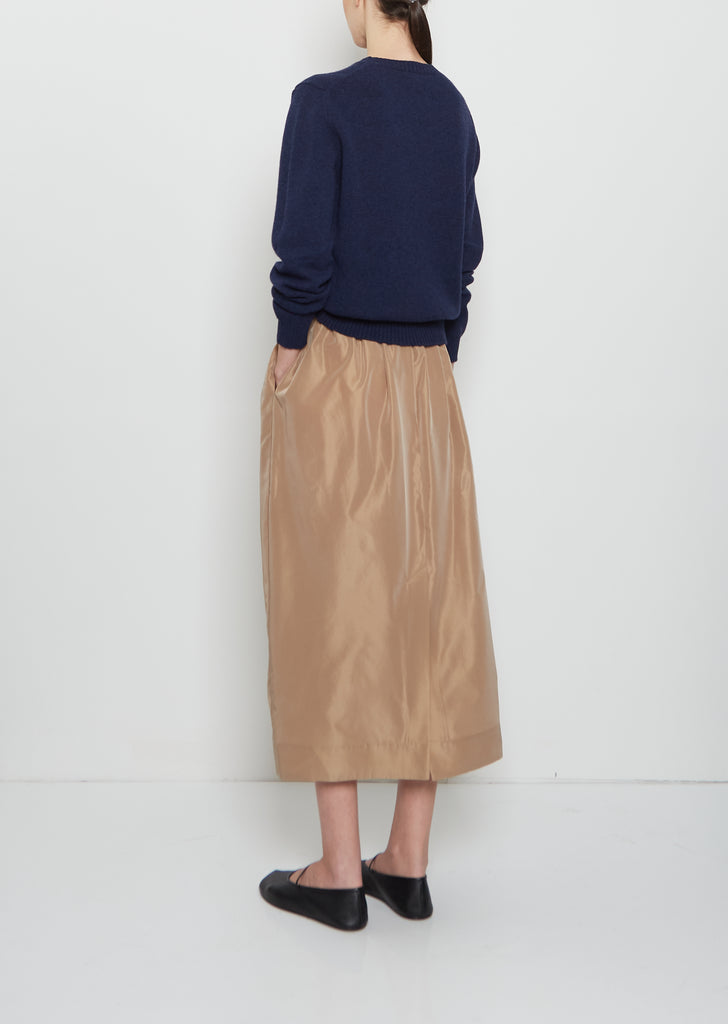 Gathered Waist Tulip Skirt