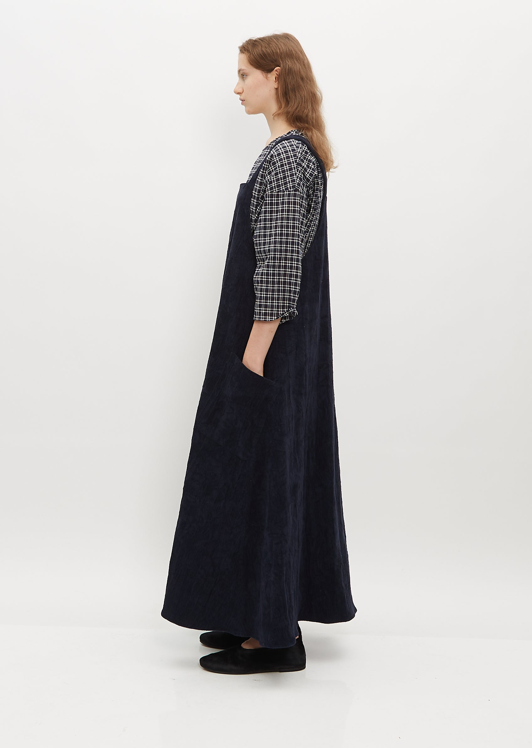 Overall Corduroy Dress La Garonne Overall Corduroy Dress La Garonne