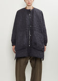 Sungjin Recycled Poly Reversible Cape — Navy / Hazel