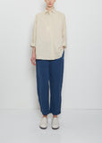 Fabi Linen Pant — Blue