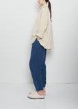 Fabi Linen Pant — Blue