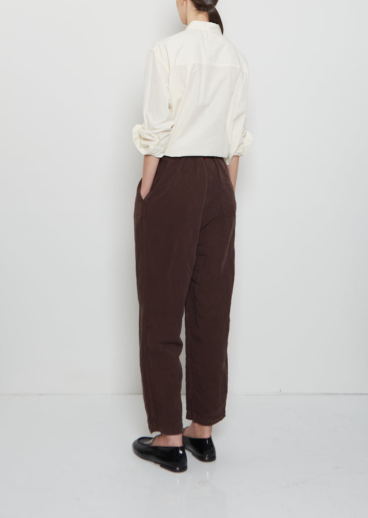 Fabi Linen Pant — Brown