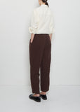 Fabi Linen Pant — Brown