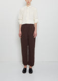 Fabi Linen Pant — Brown