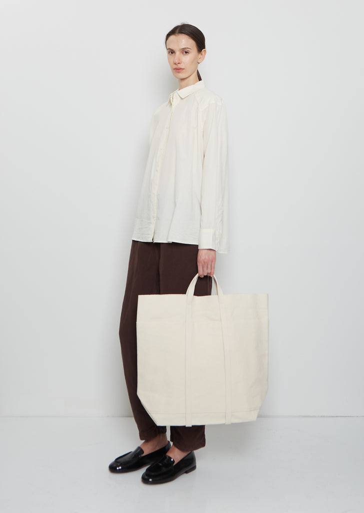 Washed Canvas 6 Pockets Tote, Tall