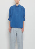 Days Travail Cotton Shirt — Medium Blue