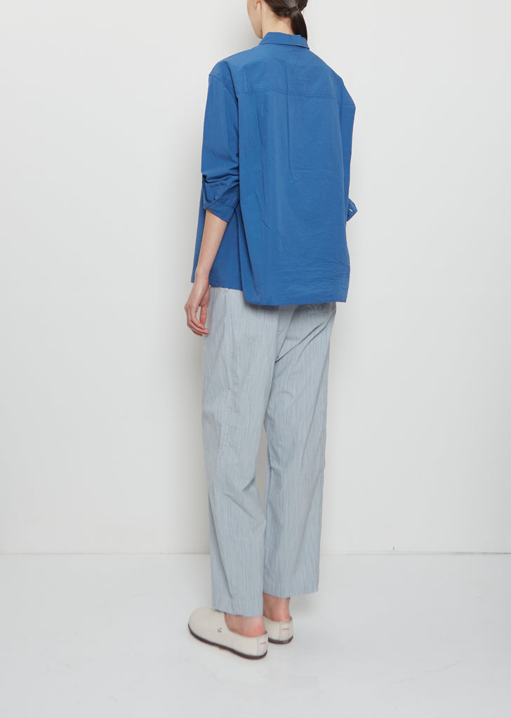 Days Travail Cotton Shirt — Medium Blue