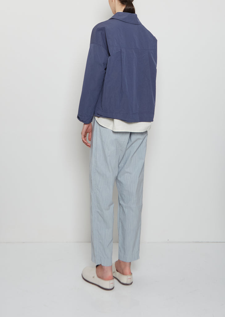 Juliette Cotton Blend Jacket — Blue