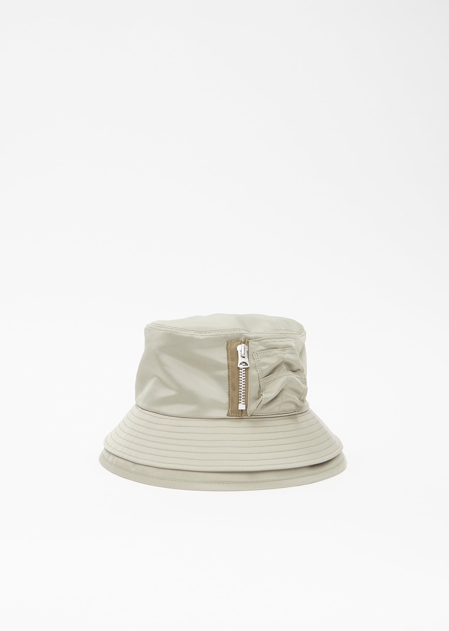 Pocket Double Brim Hat / Nylon Twill | sacai Official Store