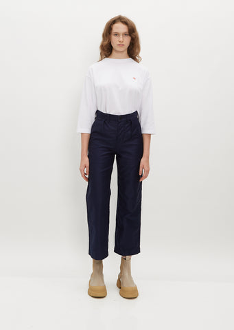 Work Cotton Pants — Blue