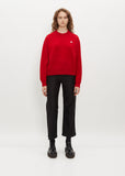 Crew Neck Long Sleeve P.O — Red