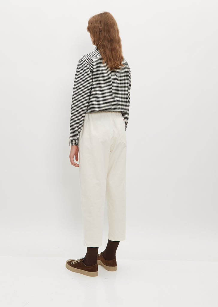 Easy Cotton Pants — Oyster