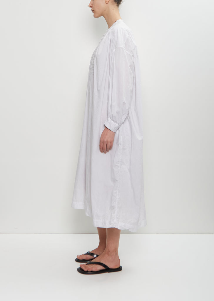 Cotton Lace Surplice Dress