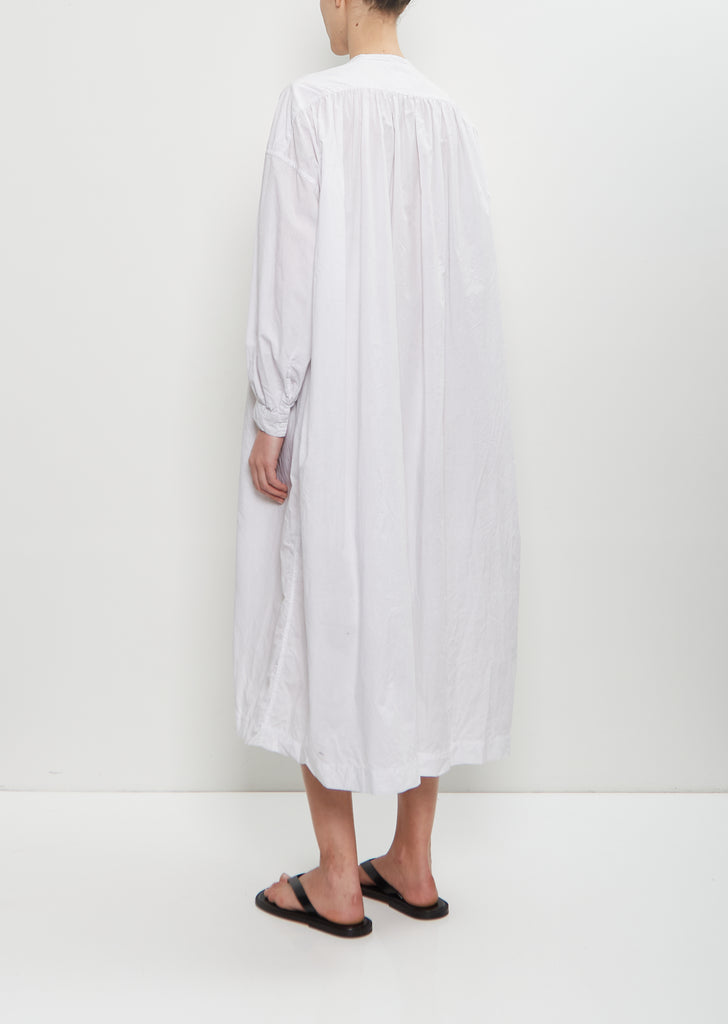 Cotton Lace Surplice Dress
