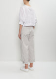Cotton String Belt Trousers
