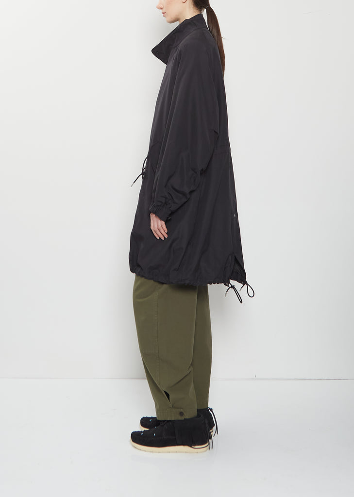 Six-Five Fishtail Silk Wool Parka