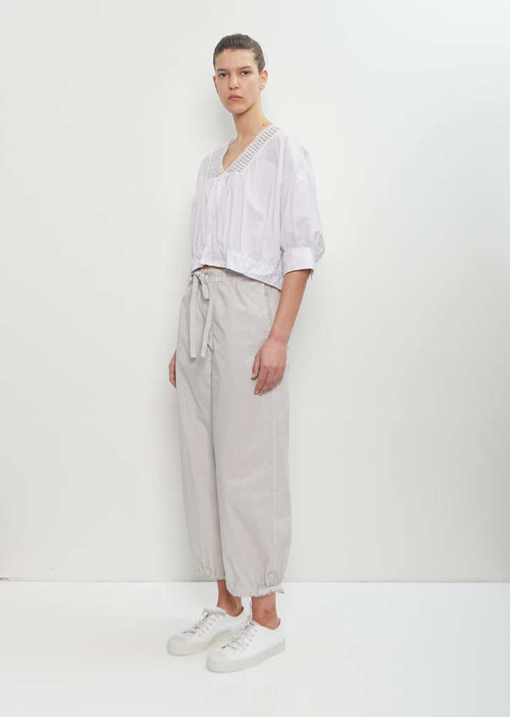 Cotton String Belt Trousers