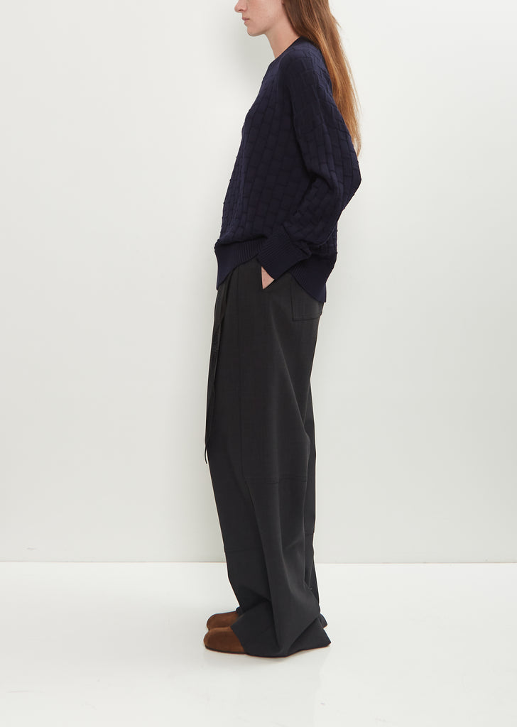 Merino Wool Crew Neck Sweater
