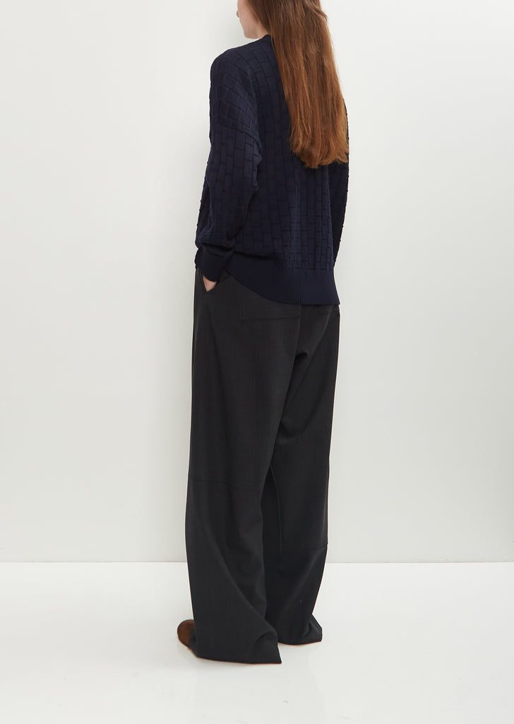 Merino Wool Crew Neck Sweater