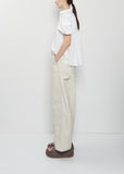 Duck Cotton Canvas Pants — Ivory