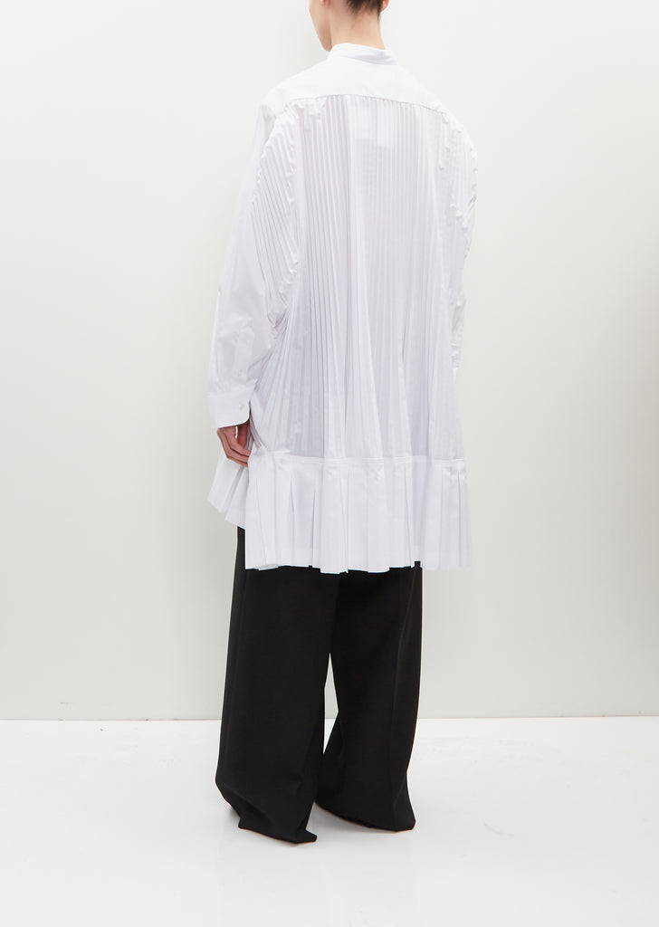 Poly Pleated Blouse
