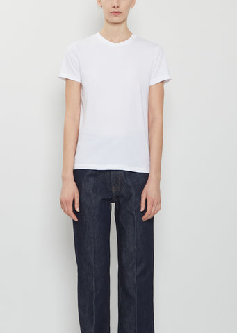 Seamless Crew Neck Cotton Tee