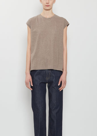 Seamless Sleeveless Cotton Top