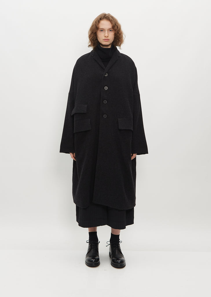 Wool and Cashmere Loose Coat