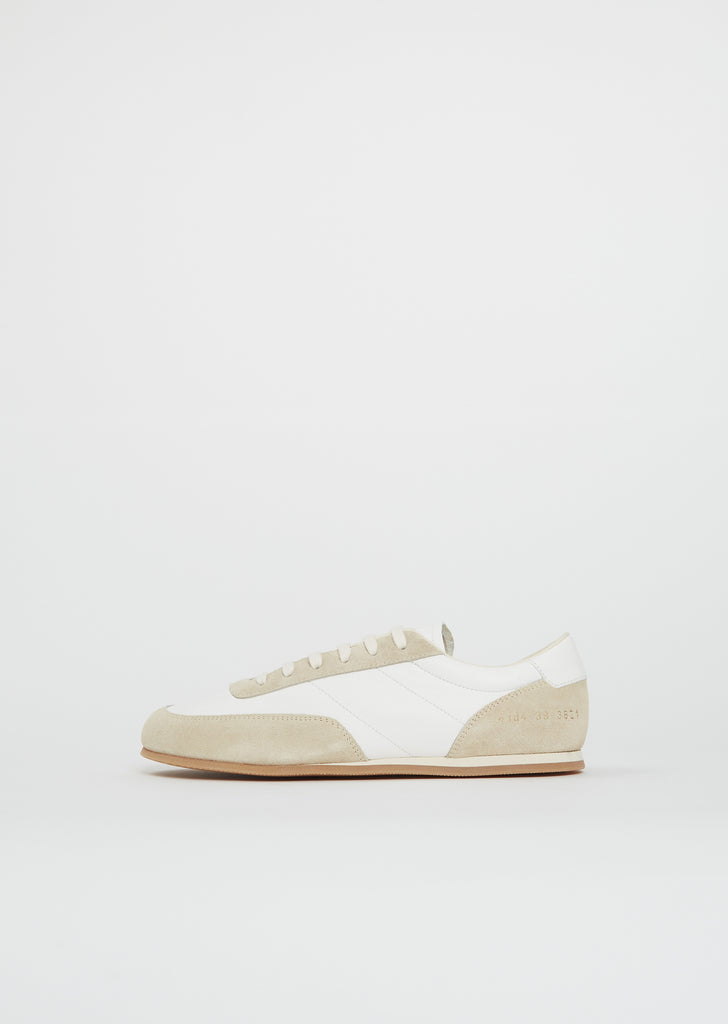 Leather Suede Minimal Runner