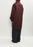Satin Shawl Collar Coat