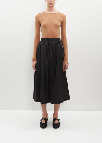 Tropical Wool Skirt