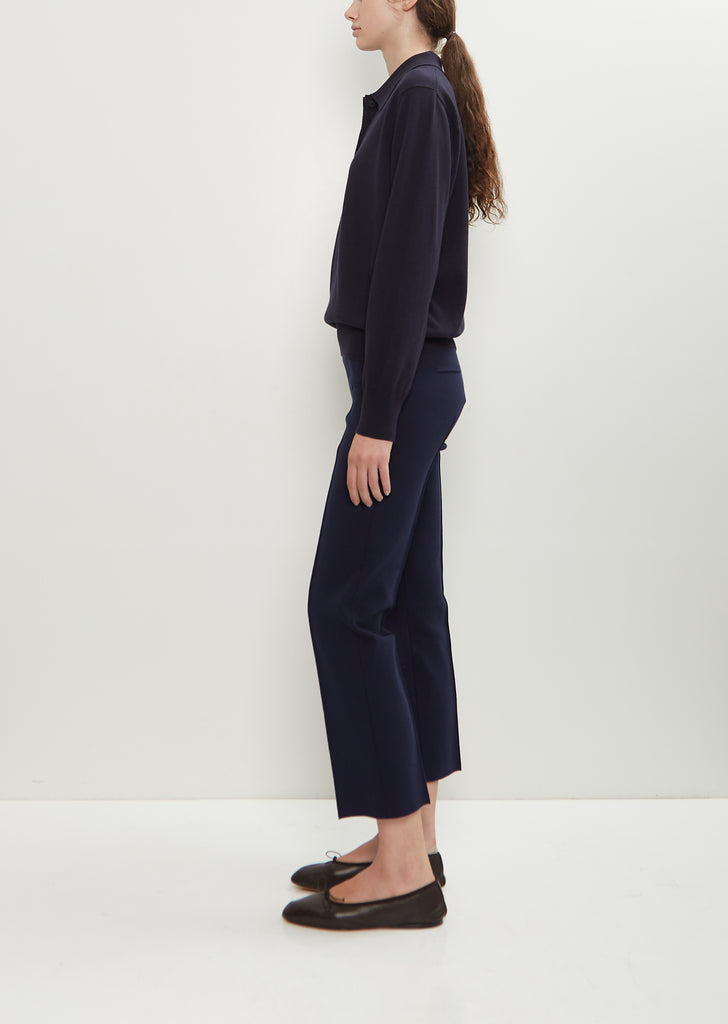 Stretch Cotton Geo Louis Pant — Navy