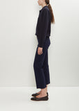 Stretch Cotton Geo Louis Pant — Navy
