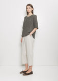 Linen Tartan Top
