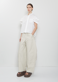 Duck Cotton Canvas Pants — Ivory