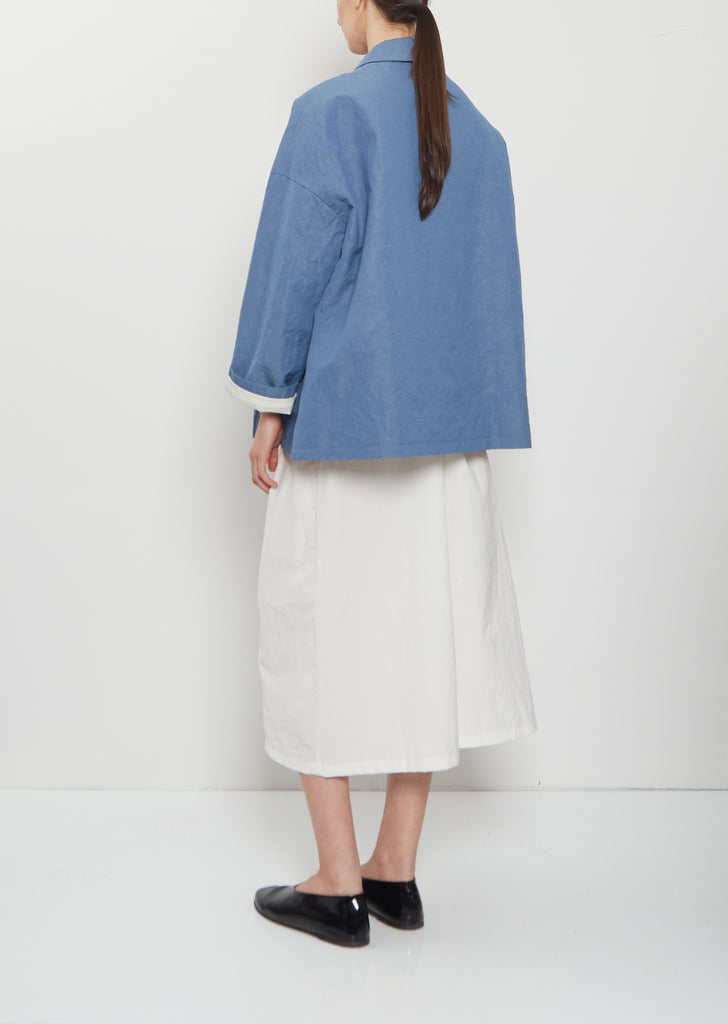Dense Cotton Linen Mac Jacket
