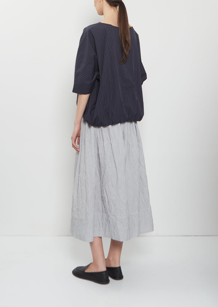 Contrasting Lining Cotton Top — Abyss