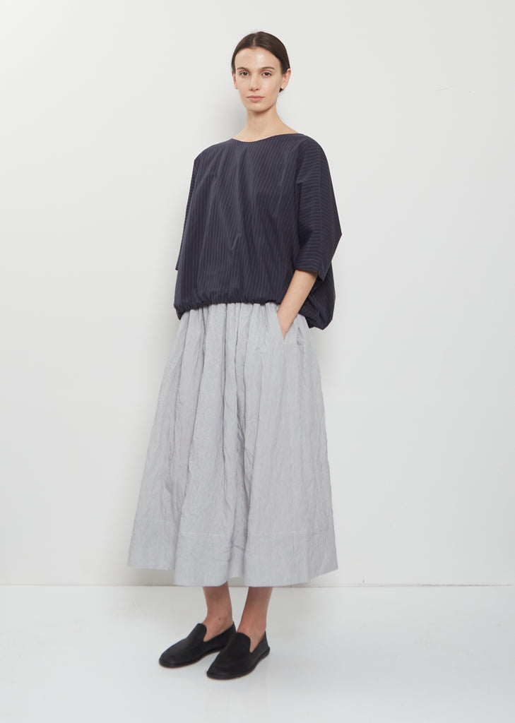 Crinkled Taffeta Skirt