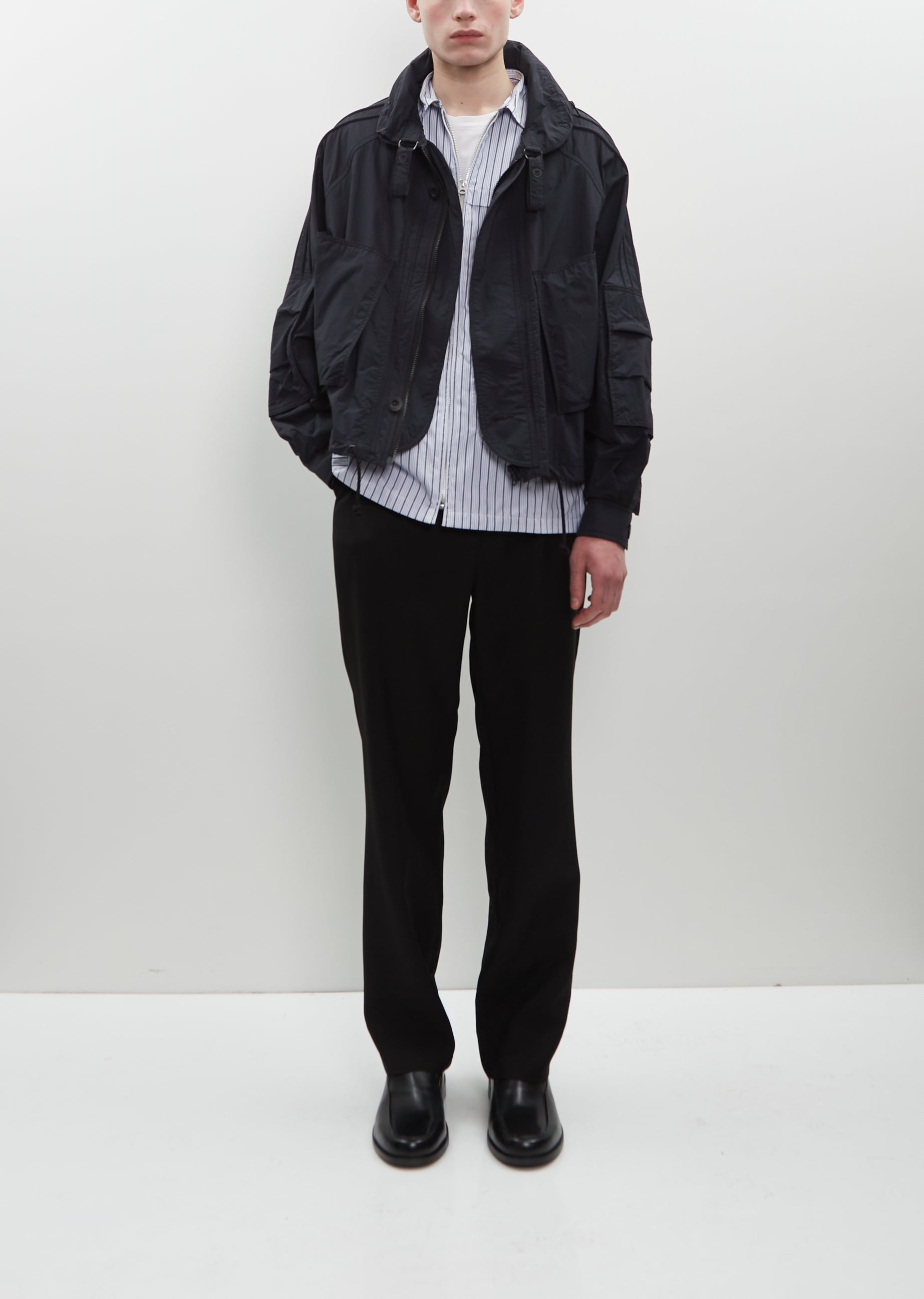 Nylon Rip Stop Blouson – La Garçonne