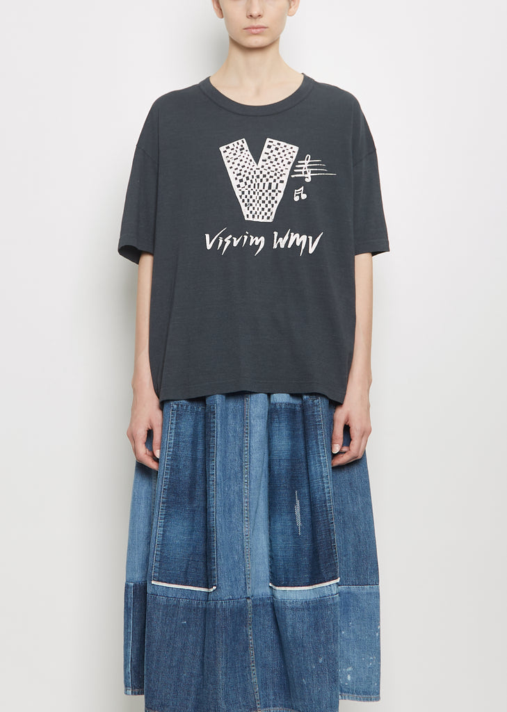 Jumbo Cotton Blend Damaged Finish Tee