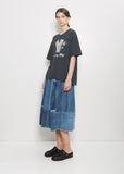 Jumbo Cotton Blend Damaged Finish Tee