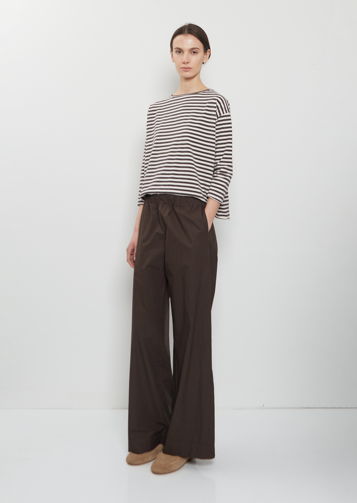 Diana Cotton Clara Pant — Maron