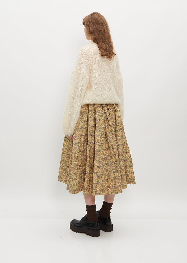 Double Rideau Cotton Skirt